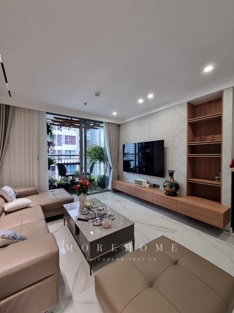 Thi công cửa lùa 2 cánh kính giúp lấy được hoàn toàn nguồn ánh sáng, bầu không khí bên ngoài .